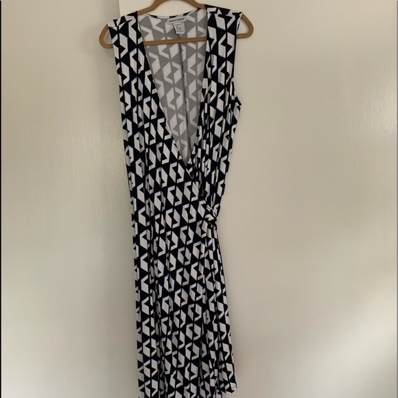 JESSICA LONDON wrap dress- sleeveless 12W large - Picture 9 of 9